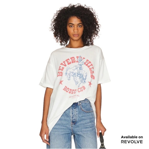 REVOLVE Tops - The Laundry Room Beverly Hills Rodeo Club - Oversized Tee - White